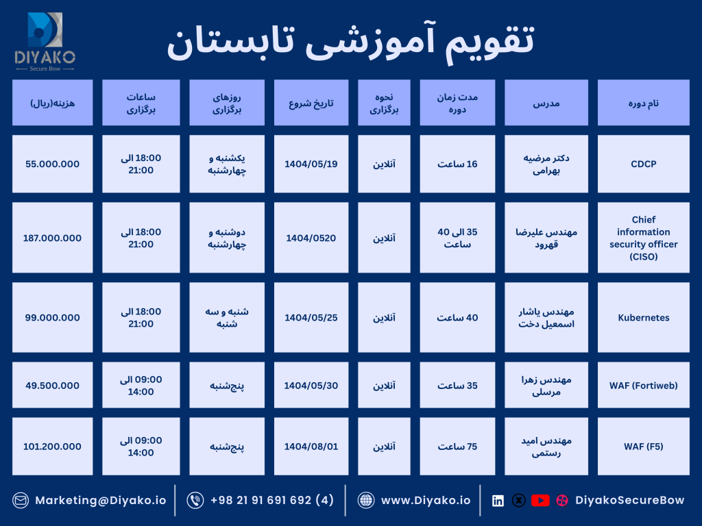 تقویم آموزشی